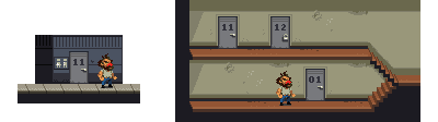 Apartment and street mockups